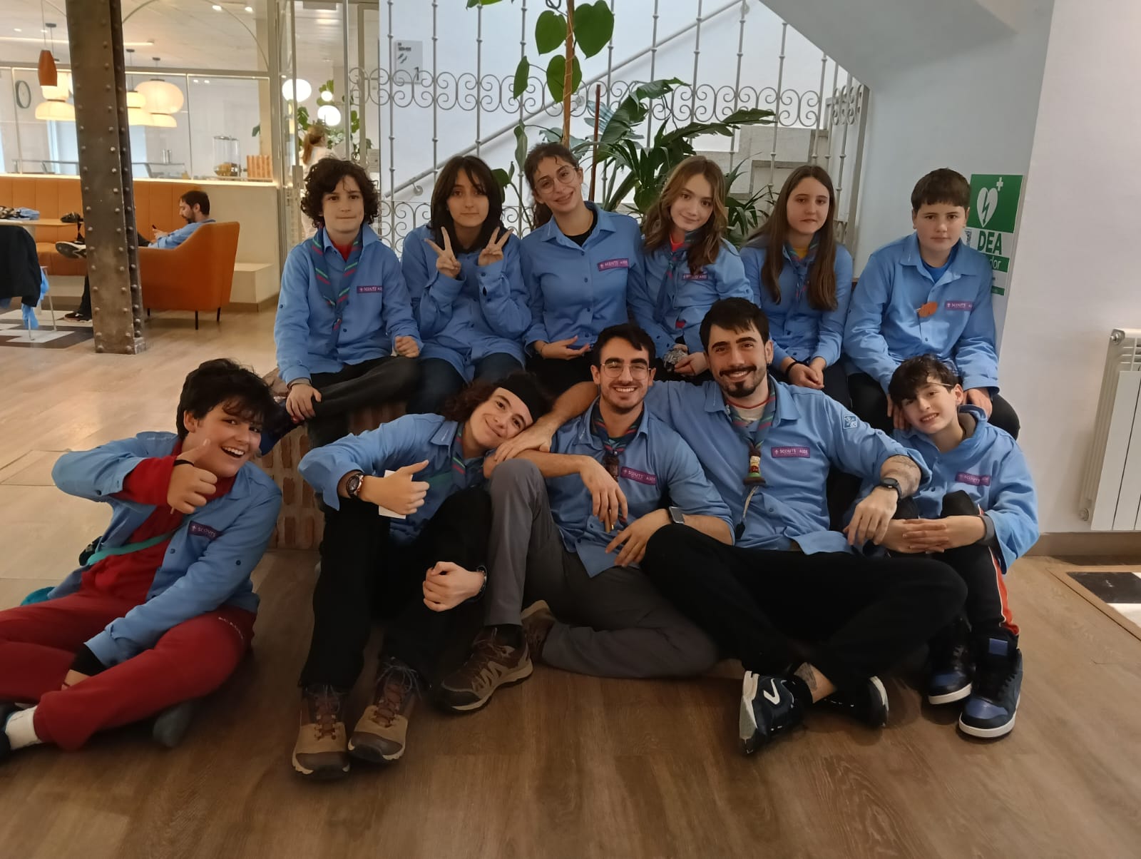 Tropa Afrika en una actividad al aire libre